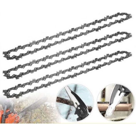Chaînes de Tronçonneuse - FOLAYA - Lot de 3 - 18 pouces (45 cm) - 62 Maillons - Faible Rebond (1/3)