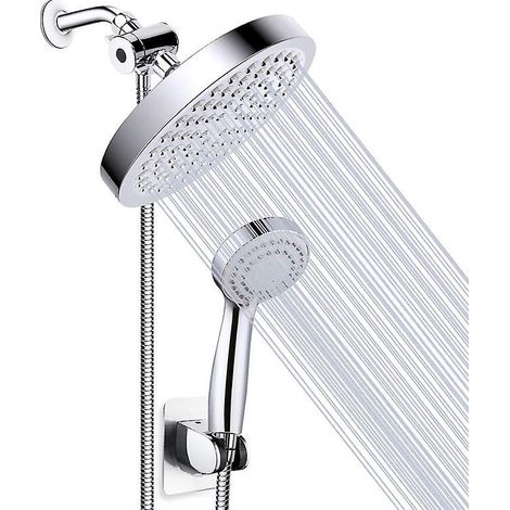 combinaison De Douche Douche  Main  Trois Fonctions Support D'autocollant Sans Couture Tuyau Salle De Bain Ensemble De Douche  Jet Suprieur (1/5)