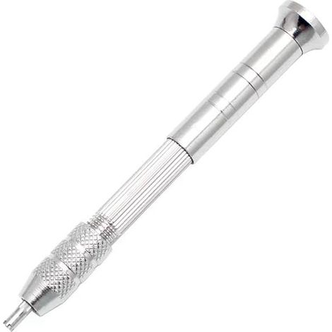 Kit de réparation de montres - outil de tournevis adapté aux lames à 4 et 5 mâchoires et aux piles de montre en forme d'étoile (1/4)
