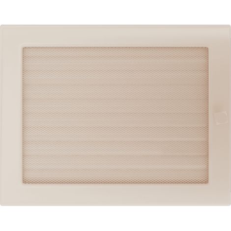 Lüftungsgitter 22x30 Creme Jalousie (1/4)