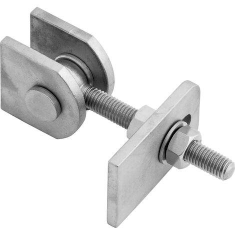 Croso Anschweißtorband verstellbar Band Länge 109,5 mm M24 Edelstahl V2A