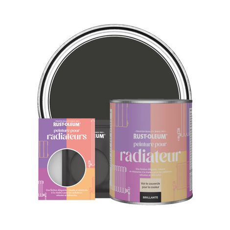 Peinture pour Radiateur, Finition Brillante - Magie Noire (1/3)