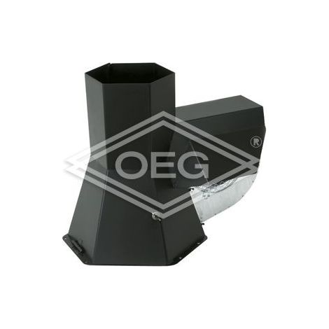 RS-180, aspirateur de fumées Injekt acier inox, revêtu de poudre noire