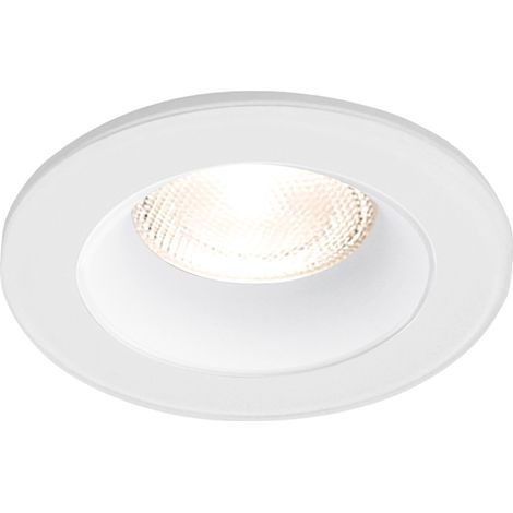 Support de spot encastrable rond blanc IP54 (1/3)