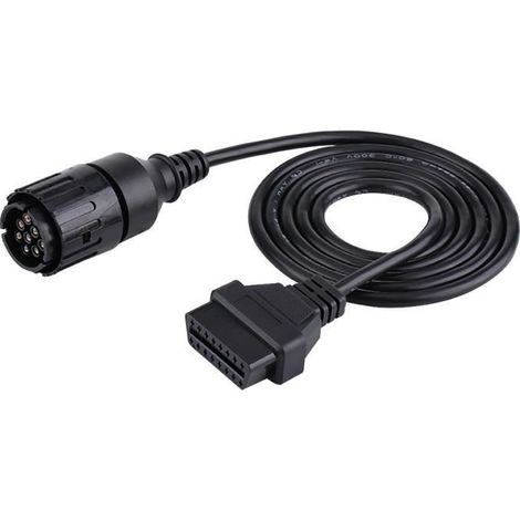 Câble Adaptateur Connecteur Diagnostic 10 Pin vers 16 Pin Pour BMW ICOM-D Moto -TUN (1/4)