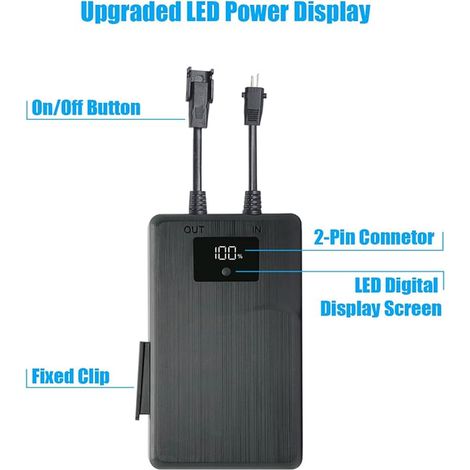 Universal Battery for Recliner Chair with LED Screen for Sofas, Lift Chairs, Rechargeable Wireless for 2-Pin Electric Movement Furniture [25.2V 2500mAh] (1/4)