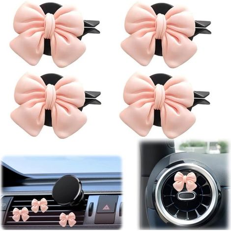 Clips d'aération pour voiture lot de 4 - décorations d'aromathérapie 3,5 x 3 cm (1/5)