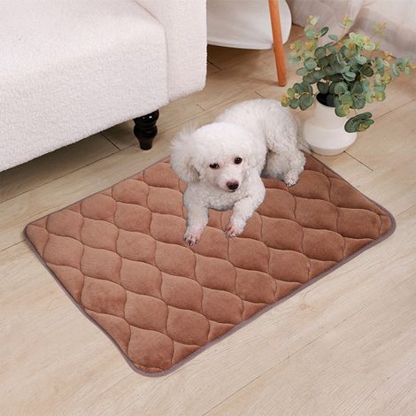 Tapis Pour Animaux - En Peluche Douce - Isolant Thermique Hiver - Pour Chats Et Chiens - 50 x 40 cm