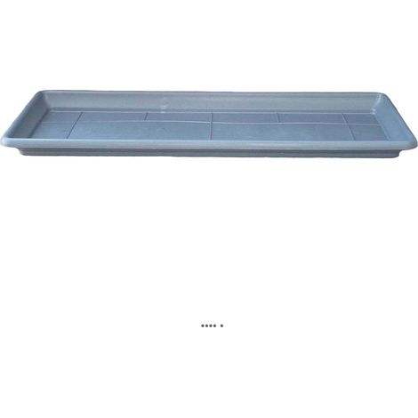 Plateau pour Jardinière DURRO L80cm plastique injecté Ext Anthracite - choisissez votre diamtre ou votre longueur: 74 cm - couleur: Gris anthracite