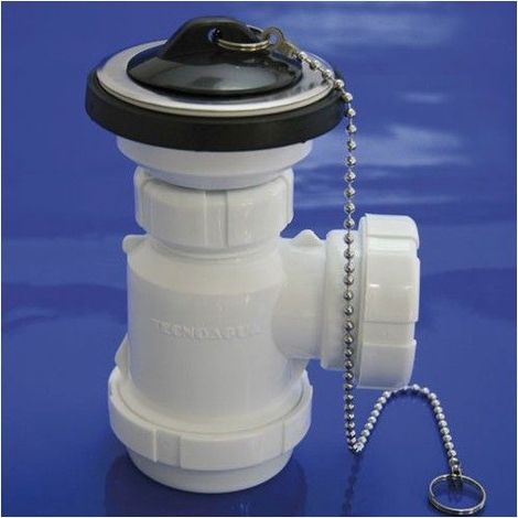 Sifone per bottiglia estensibile T-3-M 1 1/2 Mini con valvola e tappo