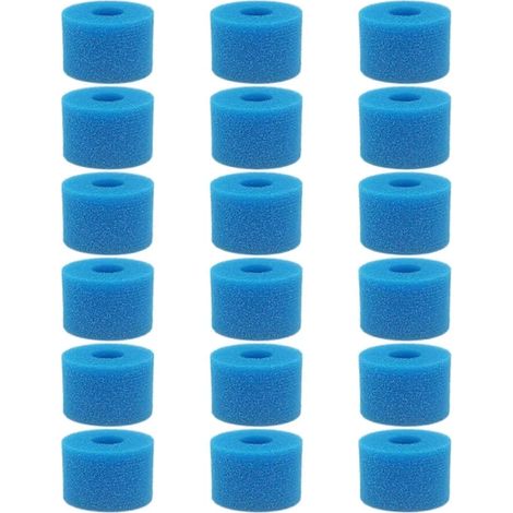 18 cartouches filtrantes en mousse lavables et réutilisables pour spa Pure Spa type S1-AquaForge (1/5)