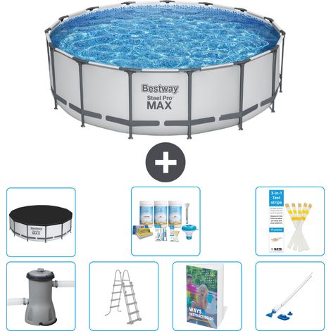 Bestway Steel Pro MAX Rund - 488x122 cm - 8-teilig S658