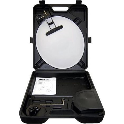 Antenne parabolique - Megasat - Camping Suitcase Standard - Montage sur perche - Montage en surface