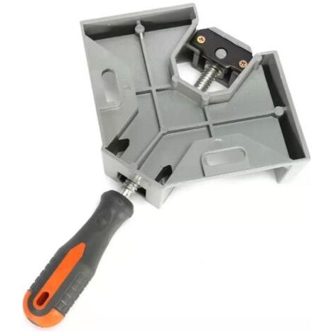 2 Pcs Serre Joint Angle 90 °, Etau D'angle Alliage d'Aluminium, Pince de Soudage d'angle avec mâchoire pivotante réglable, pour Outils Menuisier, Soudage de Charpentier (1/4)