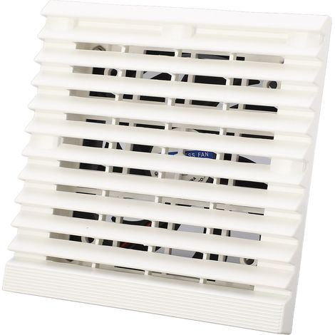 Ventilateur d'extraction silencieux pour camping-car, grille à lamelles, élimination des odeurs, aération 12V DC, montage latéral (1/5)