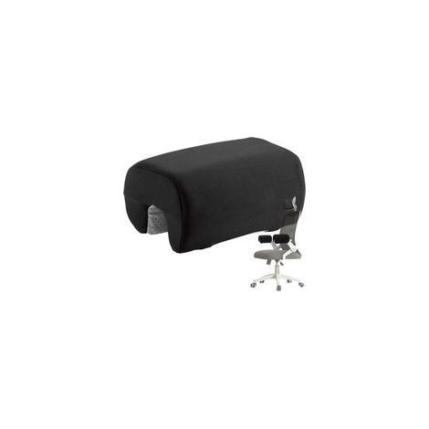 Coussin de coude en mousse, confortable Coussin d'accoudoir lavable pour chaise, coussin rond épais pour coudes de chaise de bureau, 7,87 x 5,7 (1/5)