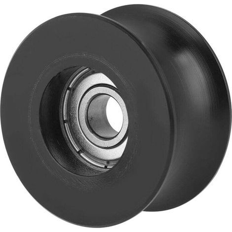 4 pcs U Poulie à Gorge 0840UU Roue Gorge Type d'U Roue de Guidage de Rouleau de Poulie en U 8x40x20.7mm (4pcs 8x40x20.7mm) (1/4)
