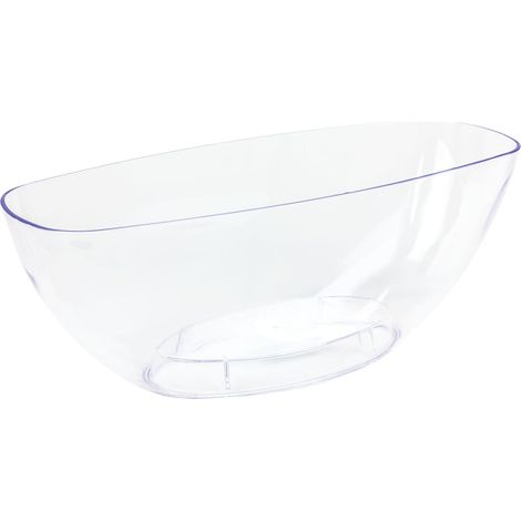 Pot de Fleurs Ovale Transparent 3,8L. 360x150x132 mm