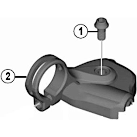 Shimano Afdekkap Sl-m9000 Xtr Links Zwart 2-delig