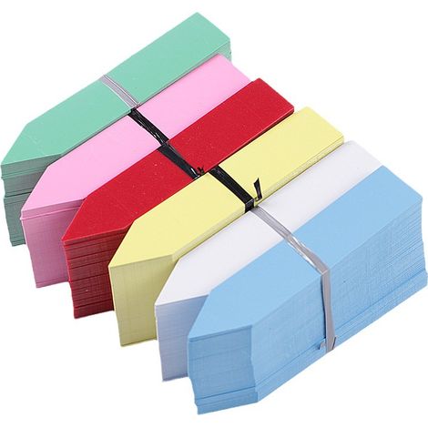 500 Pièces Etiquette Potager Multicolore Label de Plante Marqueurs Etiquettes Plant Plastique Garden Etiquettes pour Pépinière (1/5)