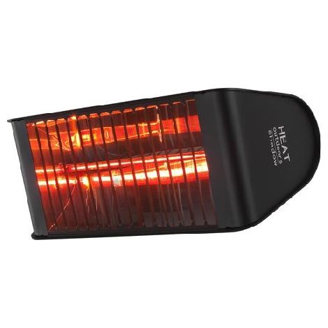 Heat Outdoors Shadow Fatboy Black 2.4kW Mega Heat Patio Heater Non Remote 901605