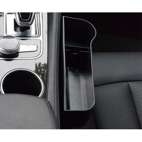 (ABS - noir à droite) Poche de rangement pour siège auto Hummer H1 H2 H3, organisateur de siège auto, boîte de rangement pour fente, rangement intérieur de voiture (1/5)