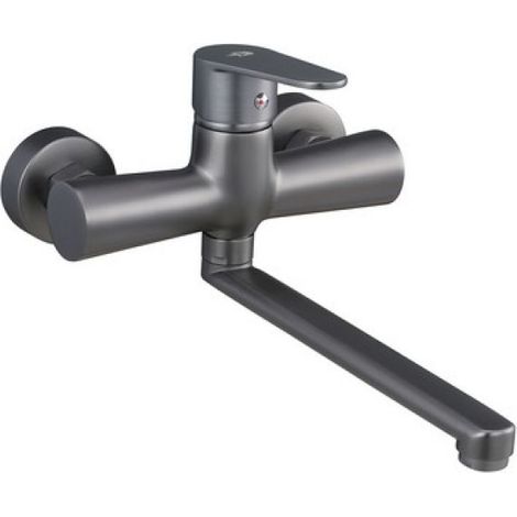MISCELATORE MONOCOMANDO LAVELLO A MURO SERIE LIZZY Cromo