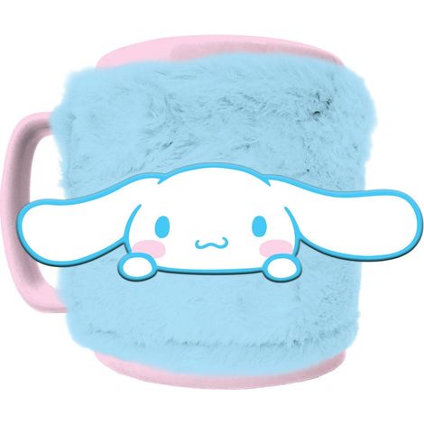 Cinnamoroll Mug with Teddy Bear Cover, 440ml Capacity (1/2)