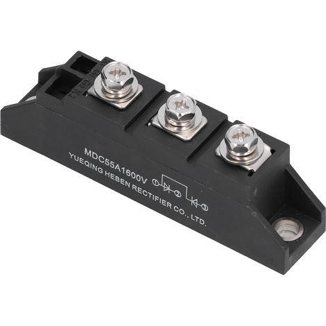 Redresseur MDC55A, module de redressement robuste, pour conversion de courant alternatif en continu, usage industriel et électronique de puissance. (1/5)