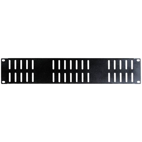 Panel Rack 19in Perforado Frontal 2U