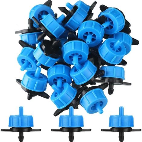Inline-Tropfer – 8 l/h – Druckregulierend – Für Landwirtschaft und Gartenbewässerung – 50er-Packung (1/5)