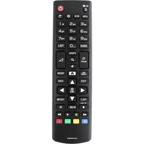 Universal Wireless TV Remote Control for LG HDTV LED Smart Digital TV Black (1/5)