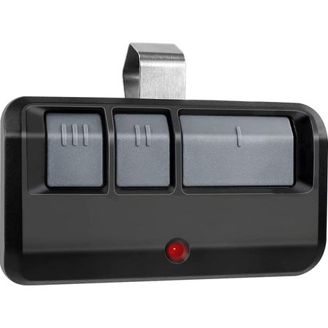 Ouvre-porte de garage universel à 3 canaux, 3 boutons avec bouton d'apprentissage violet, orange, rouge, vert, jaune, compatible avec Liftmaster Chamberlain Craftsman (1/5)