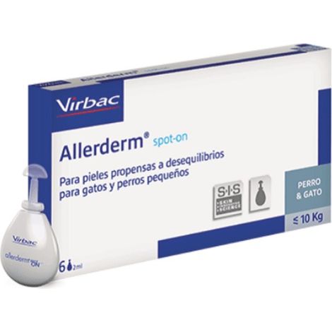 Virbac Allerderm Spot-On Dogs cani, 6 PIP 2 ml