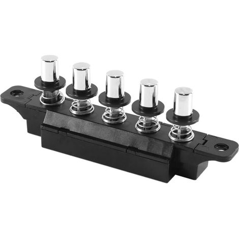 Interrupteur de hotte aspirante 5 boutons. clavier de type piano. multifonction. pour ventilateur d'aspiration. bouton poussoir de remplacement (1/4)