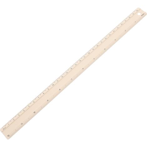 Règle droite de 30 cm, résistante et légère, pour les étudiants (1/5)