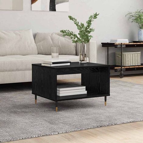 Couchtisch Schwarz Eichen-Optik 60 x 50 x 40 cm Holzwerkstoff