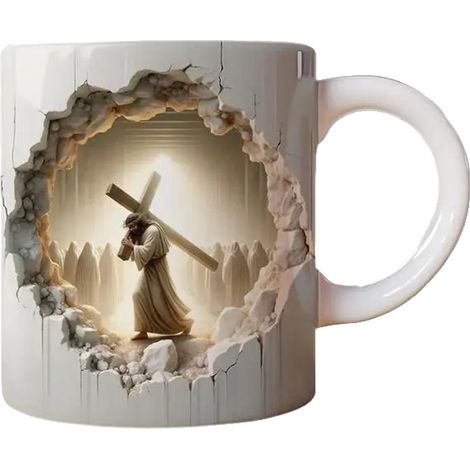 Taza de cerámica, material de bambú, 10 cm de alto, 8 cm de diámetro, apta para bebidas calientes, ideal para lattes y capuchinos.