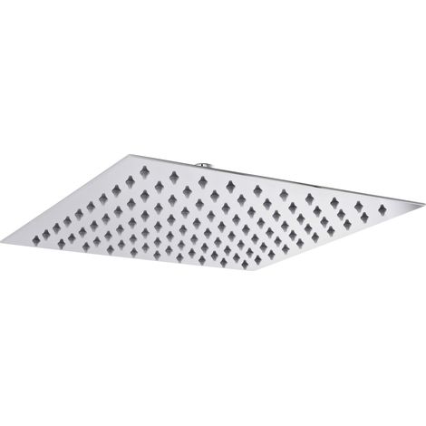 Hudson Reed Thin Square Fixed Shower Head 300mm x 300mm - Chrome (1/5)