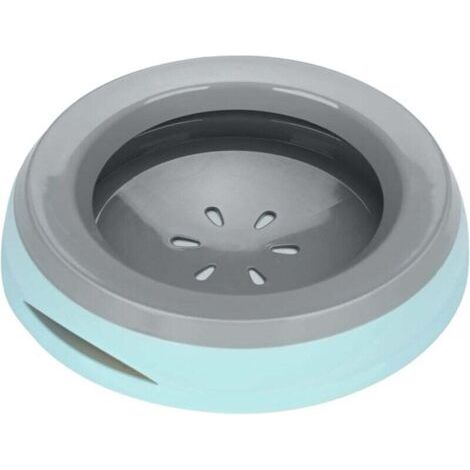 BUNTHAUS PA Gamelle Flottante Anti Débordement Pour Chien Chat Nourriture Et Eau Bleu (1/4)
