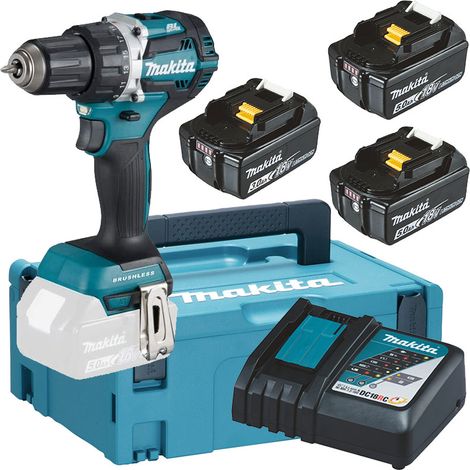 Bohrschrauber BL 18V LXT (2x5,0 Ah + 1 x3,0 Ah) in MAKPAC - MAKITA DDF484JX1 (1/5)