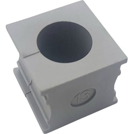 TRU COMPONENTS ELT 13 Kabeldurchführung geschlitzt Klemm-Ø (max.) 14 mm Elastomer Grau 1 St. (1/3)