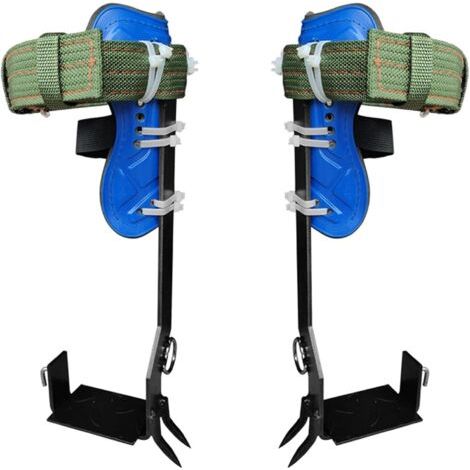 BUNTHAUS Kit d'escalade d'arbre – 2 pics en acier – Sangles en polyester résistantes – Pour maintien optimal en hauteur (1/5)