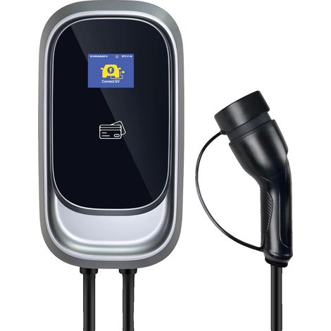 Station de recharge EV, Ajustement intelligent du courant, Design durable, 7.2KW (1/2)