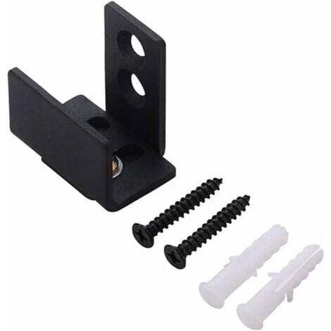 ZVD- Guide de sol pour porte de grange, guide de porte coulissante en bas, guide de porte coulissante de grange, guide de sol robuste pour porte coulissante, rails de porte de placard coulissants (1/4)