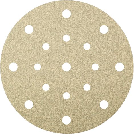 Klingspor 210124 Dischi con supporto de Papel con chiusura a velcro, PS 33 CK, 60 grit, 225 mm Diametro