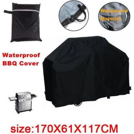 Housse de Barbecue - 170x61x117cm - Étanche - Anti-UV - Anti-humidité (1/4)