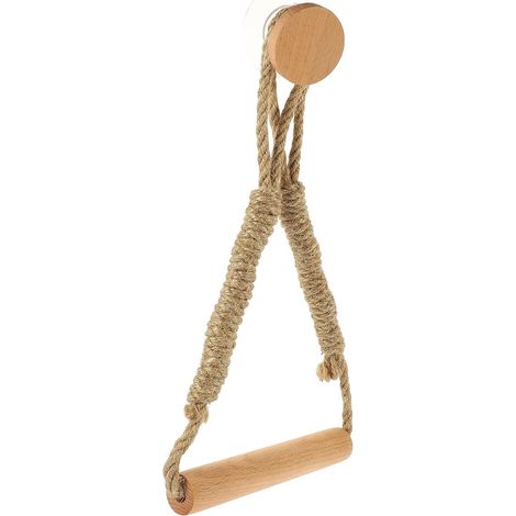 Porte-papier toilette, bois, avec étagère, pour salle de bain (1/5)