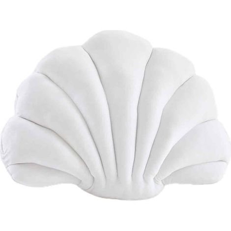Avdolw dekoratives Muschelkissen - Weiches Samtkissen für maritime Wohndekoration - Mehrfarbig (1 Stück) (1/5)