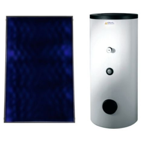 Chappee – Chauffe-eau solaire combiné 4 à 8 capteurs plans – Énergie renouvelable – Système de chauffage et eau chaude sanitaire